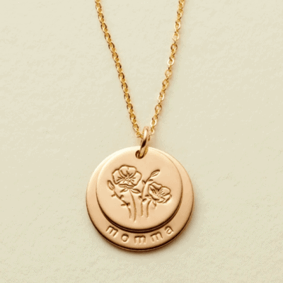 Made By Mary Disc Necklace