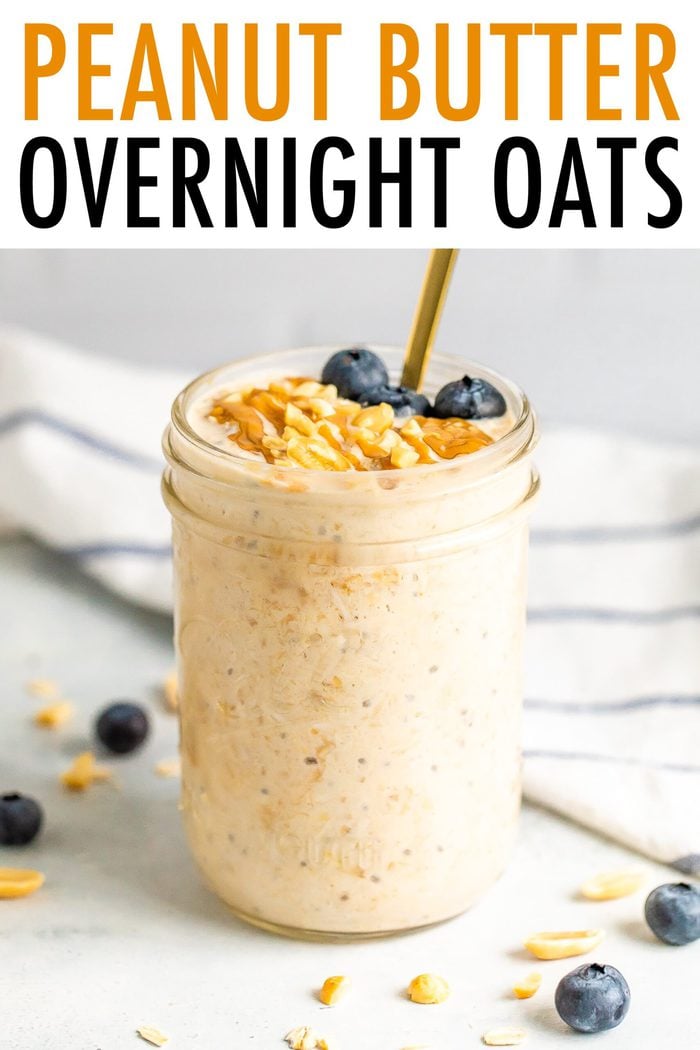 Peanut Butter Overnight Oats Eating Bird Food