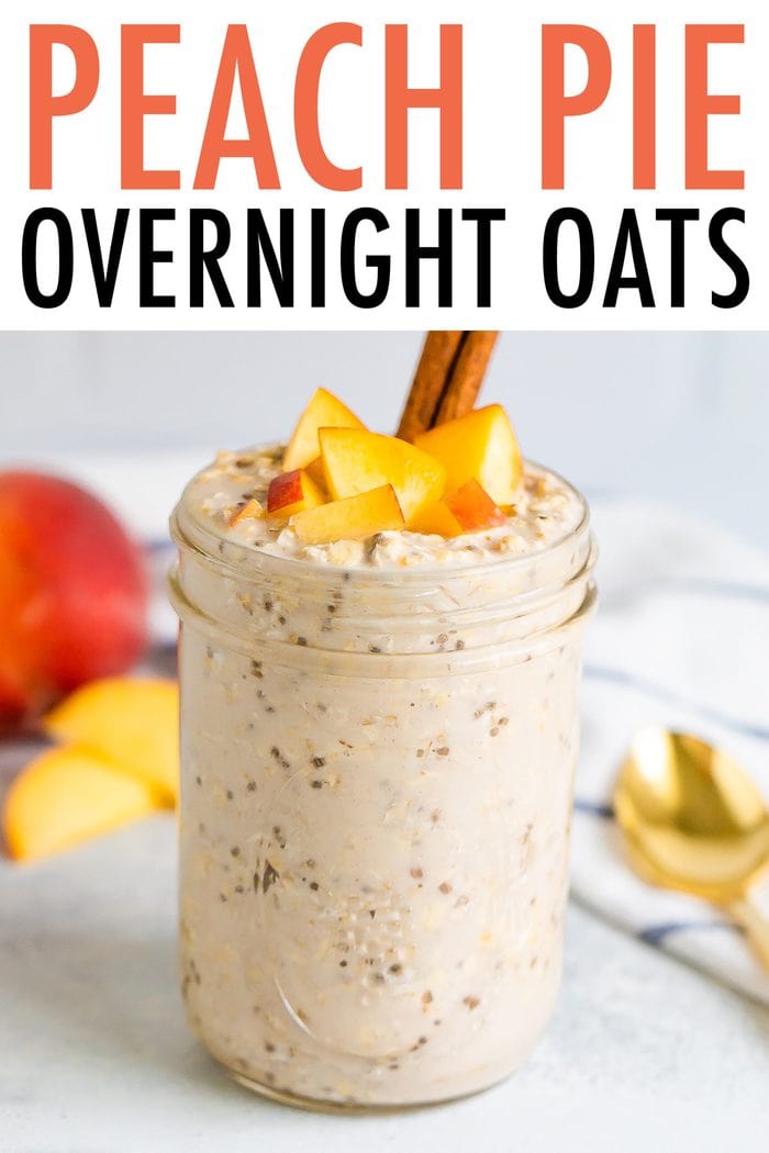 Peach Overnight Oats Eating Bird Food