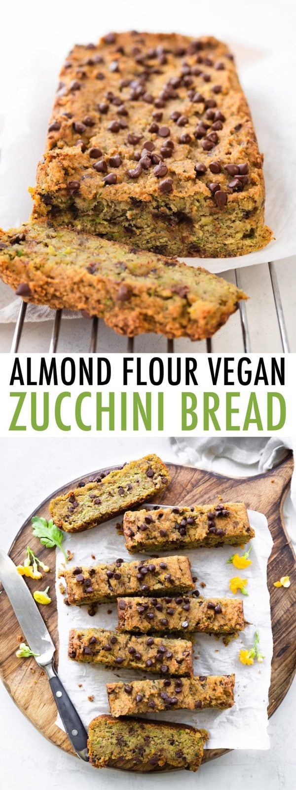 Vegan Zucchini Bread with Almond Flour (OilFree) Eating Bird Food
