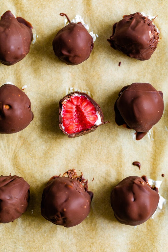Chocolate Covered Frozen Raspberries Eating Bird Food
