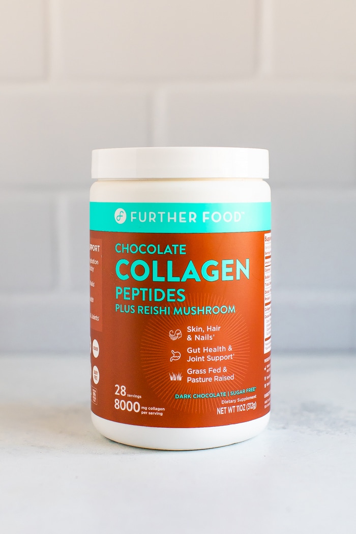 Container of Further Food Chocolate Collagen Peptides
