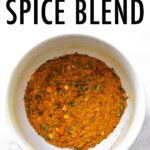 Bowl with a thai curry spice blend.