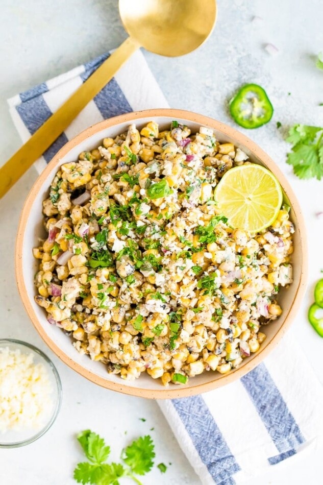 Mexican Street Corn Salad Eating Bird Food