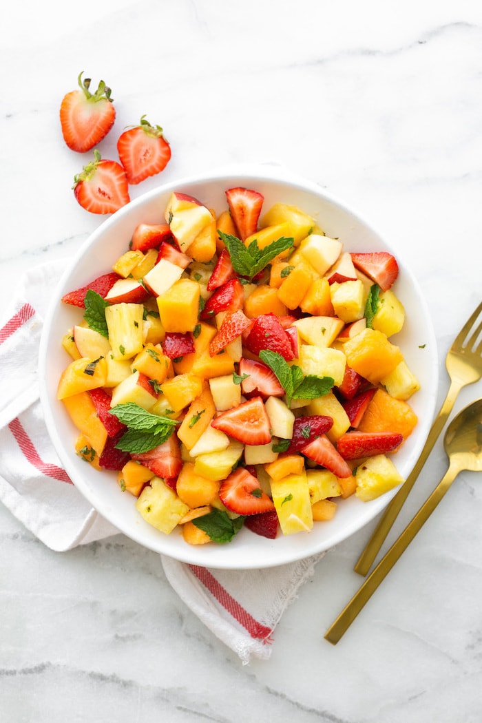 Frozen fruit cocktail stir sticks