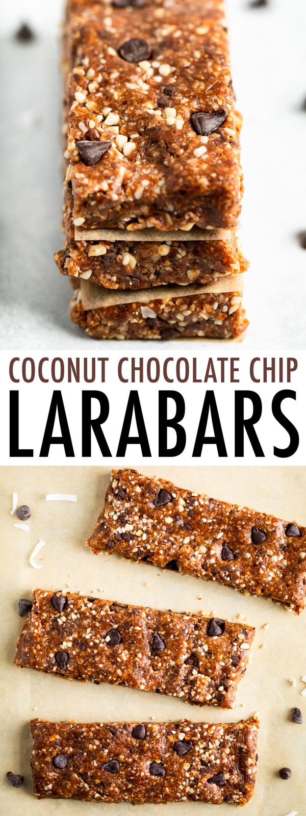 Homemade Coconut Chocolate Chip Larabars