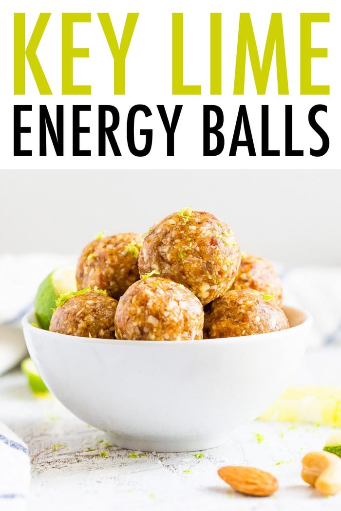 Key Lime Energy Balls Eating Bird Food
