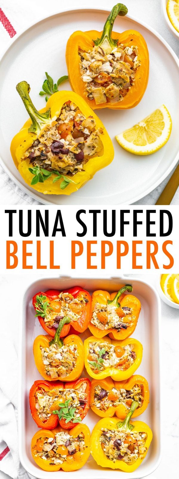 Healthy Tuna Stuffed Bell Peppers Eating Bird Food