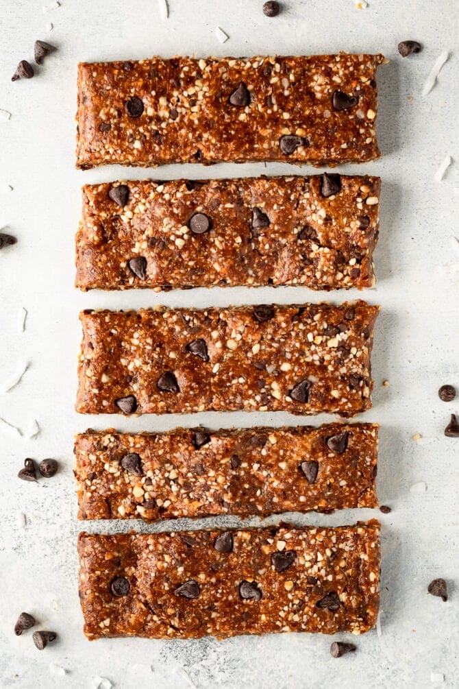 Homemade Coconut Chocolate Chip Larabars