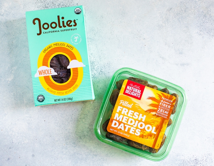 Two packages of medjool dates - Joolies and Natural Delights