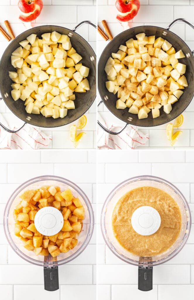 Easy How to Make Applesauce {No Sugar Added} - Eating Bird Food