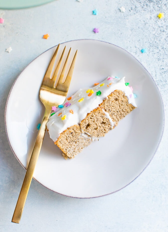 Healthy Smash Cake {No Added Sugar} Eating Bird Food