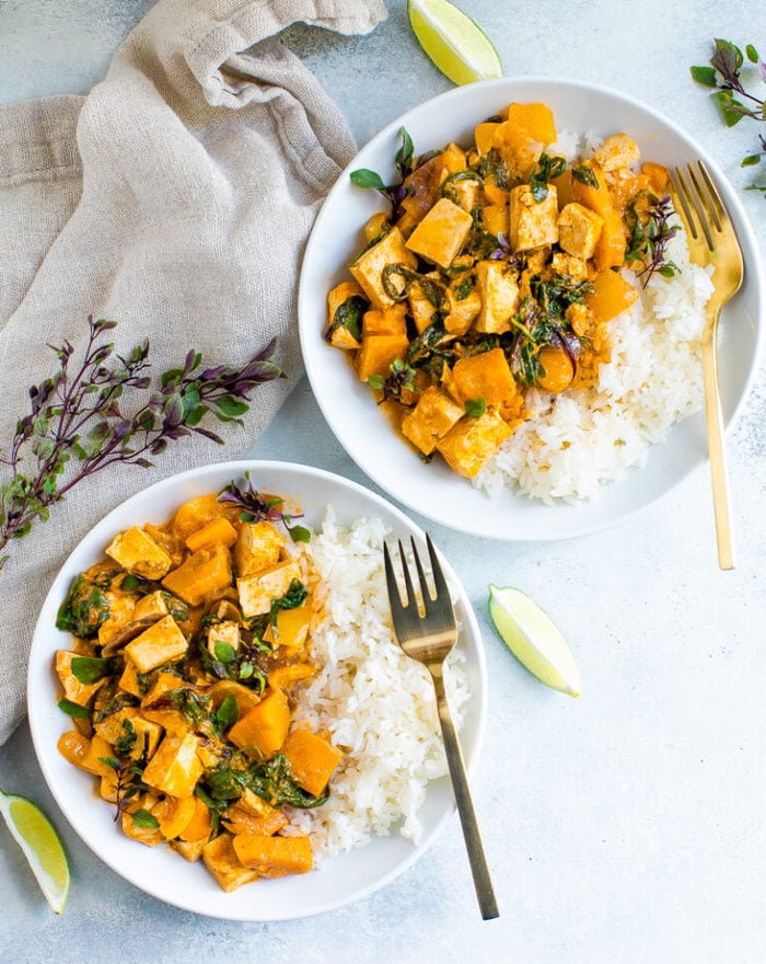 Tofu Pumpkin Curry {Quick & Easy} Eating Bird Food