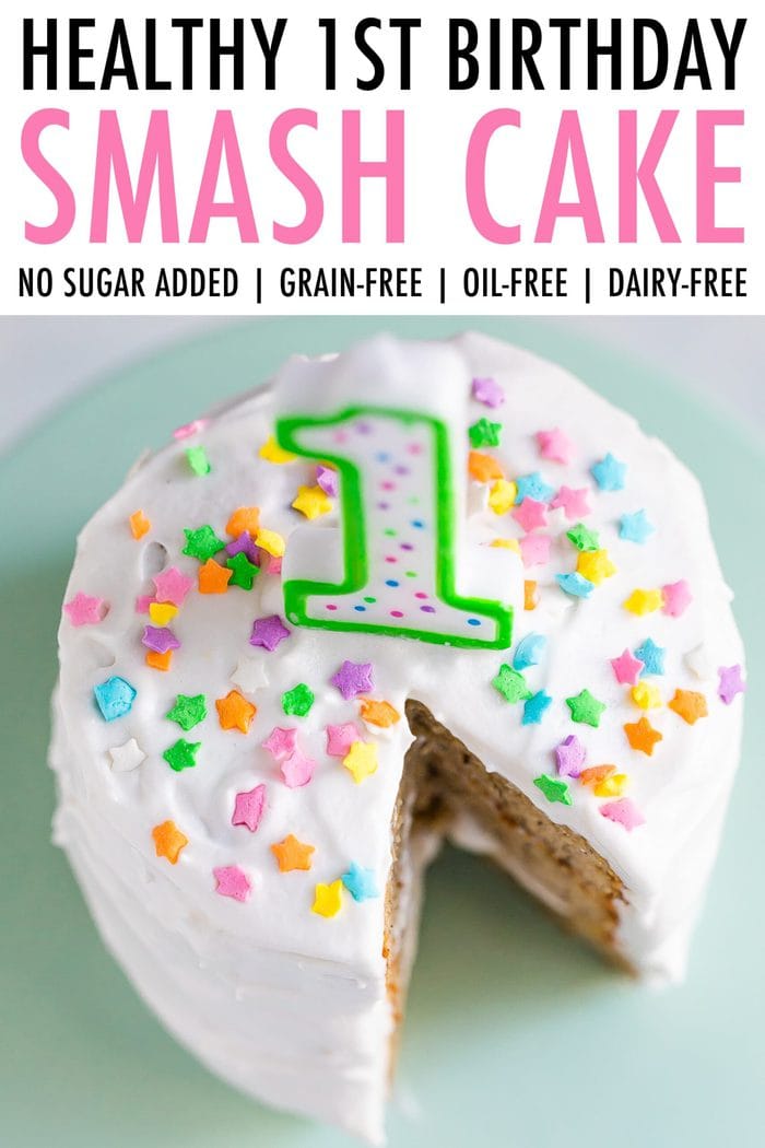 Healthy Smash Cake (For Baby's First Birthday) Eating Bird Food