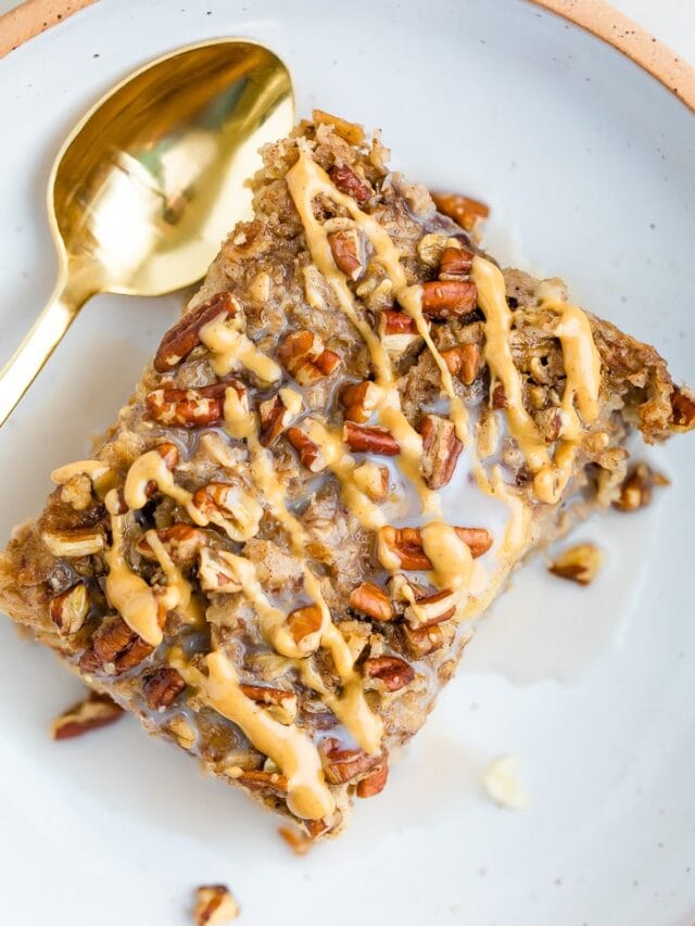 Easy Maple Pecan Baked Oatmeal Eating Bird Food