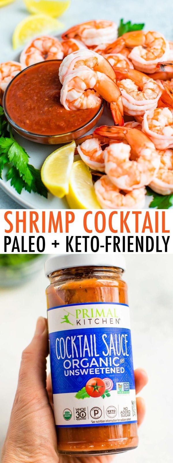 Easy Shrimp Cocktail {with Low Sugar Cocktail Sauce} Eating Bird Food