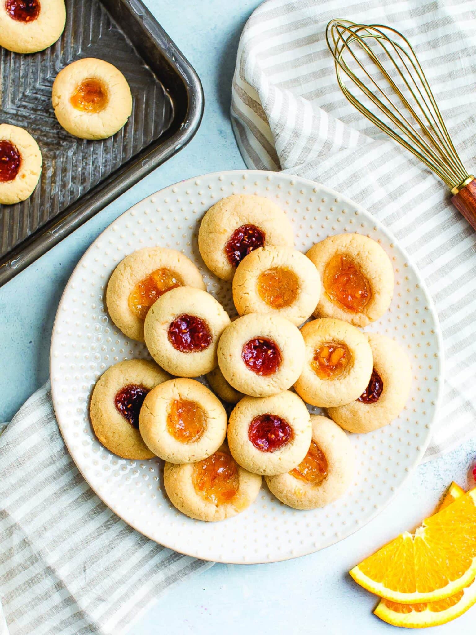 Almond Flour Thumbprint Cookies Eating Bird Food