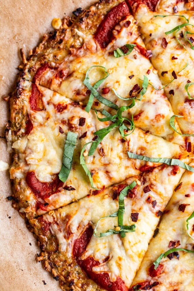 The BEST Cauliflower Pizza Crust Eating Bird Food