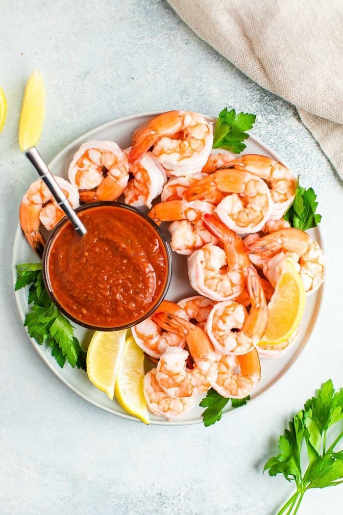 Easy Shrimp Cocktail {with Low Sugar Cocktail Sauce} - Eating Bird Food