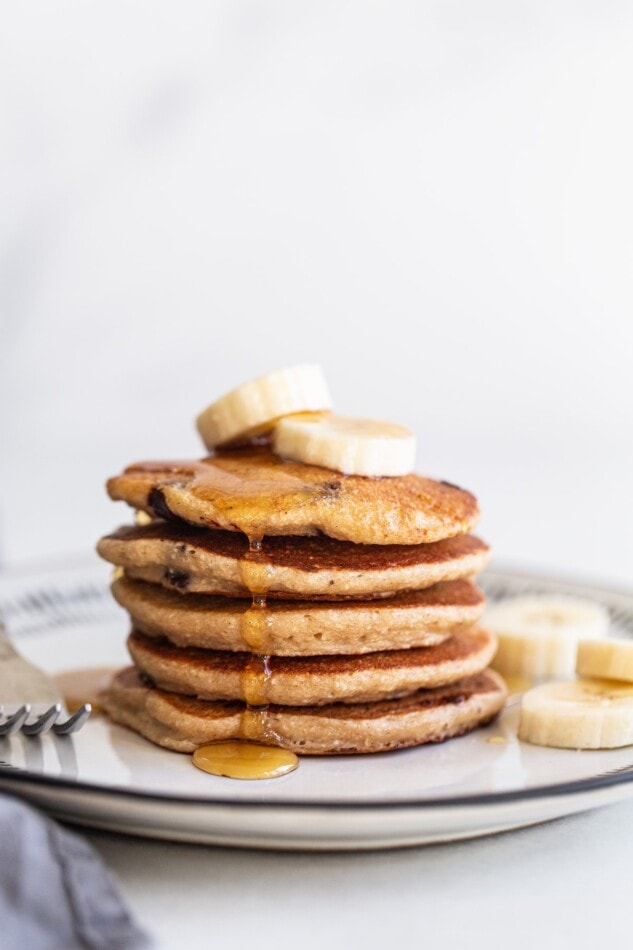 Banana Oat Pancakes for Babies Eating Bird Food