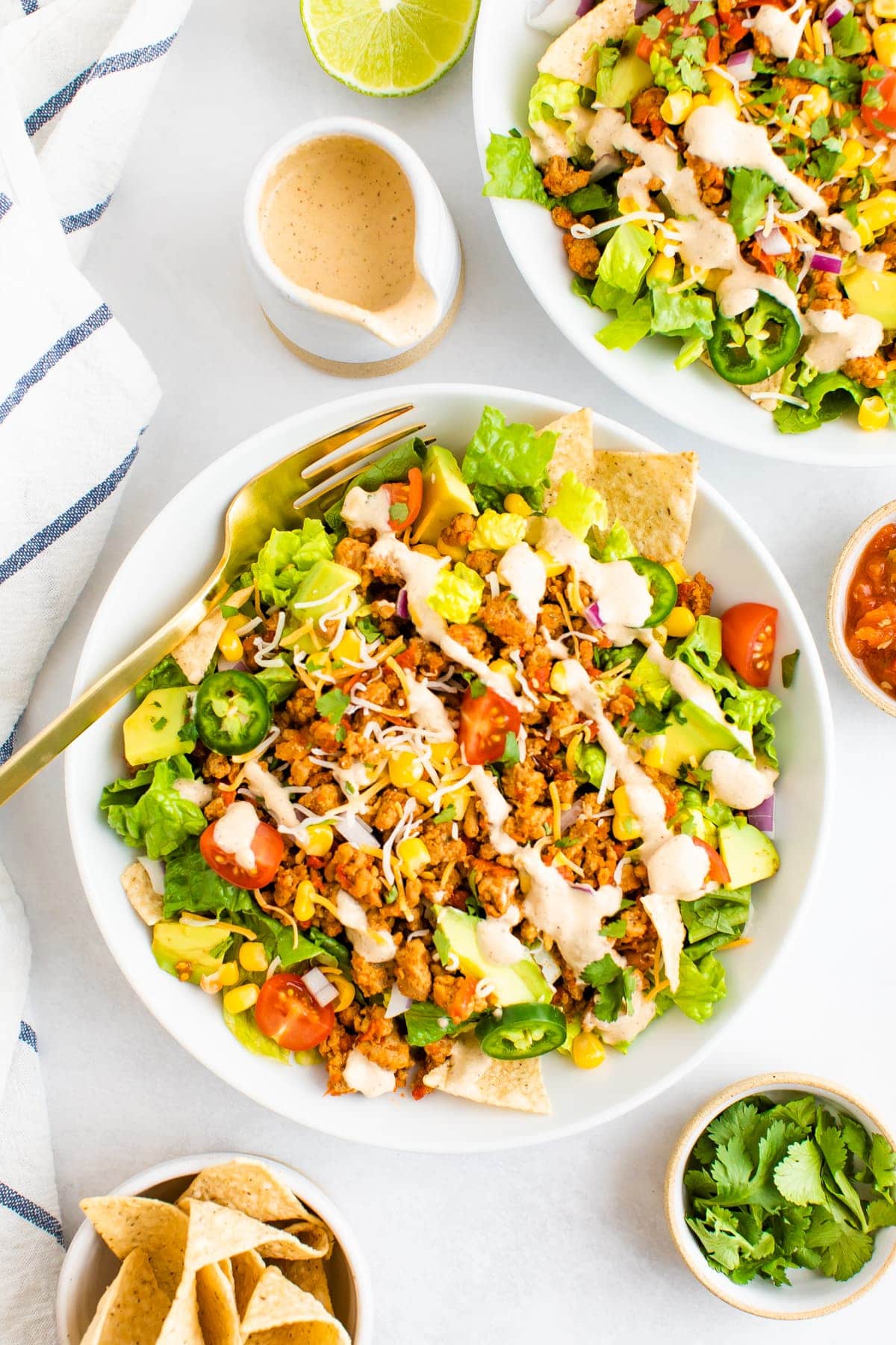 Taco Salad Meal Prep - FeelGoodFoodie