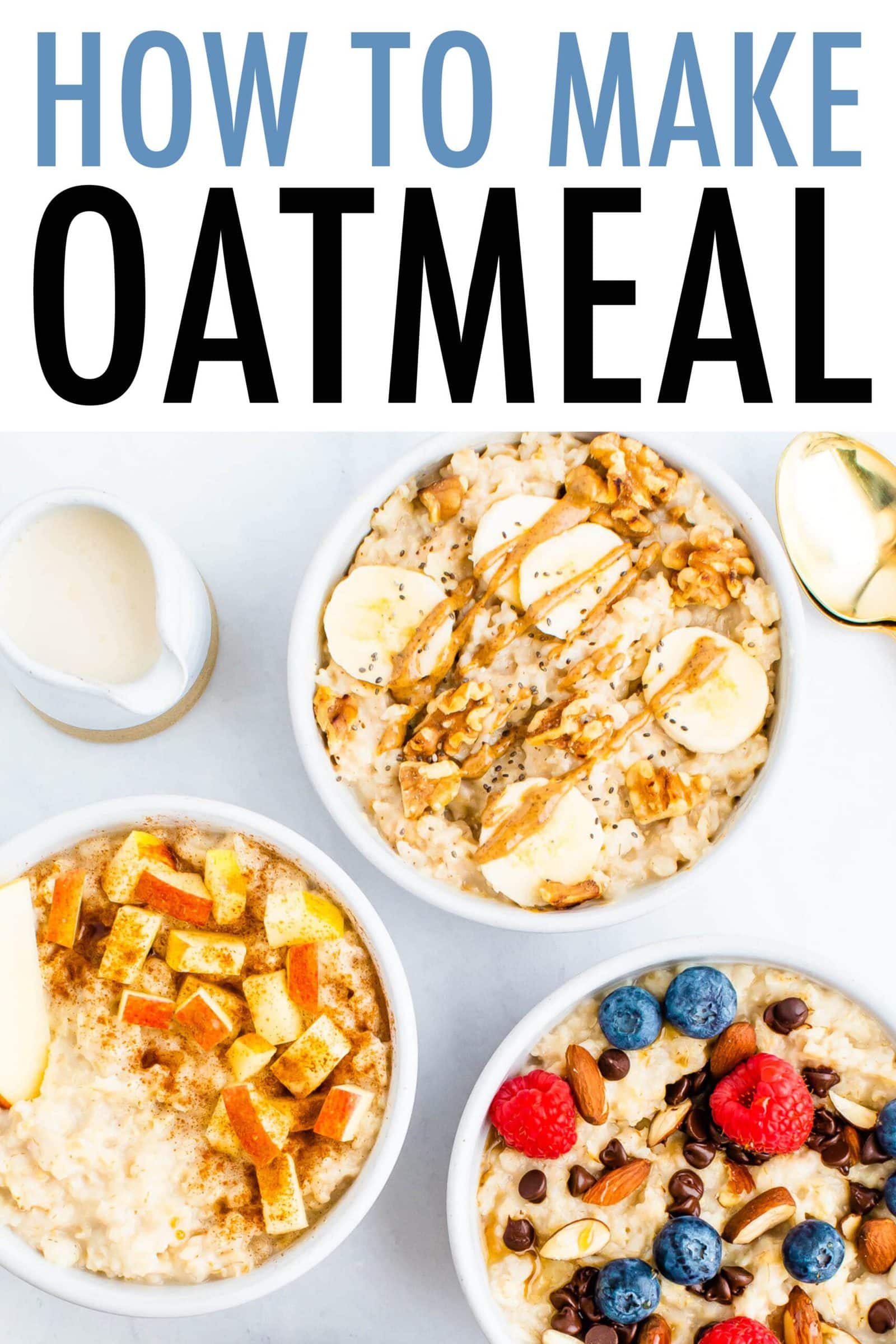 How to Make Oatmeal {4 Flavor Variations} Eating Bird Food