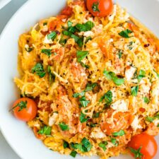 Spaghetti Squash Baked Feta Pasta-image