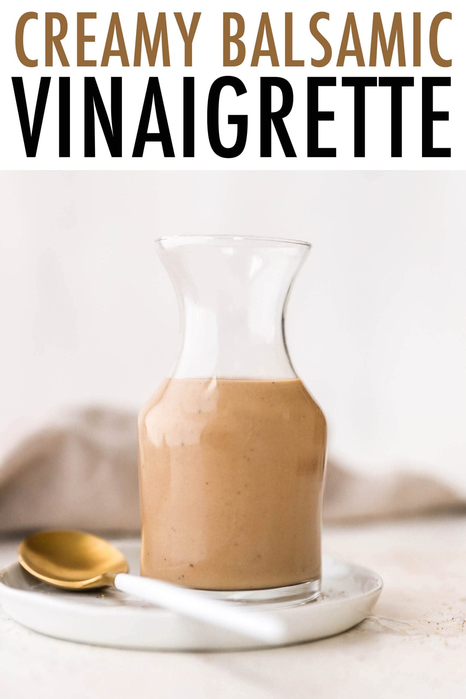 Creamy Balsamic Vinaigrette Recipe - Eating Bird Food