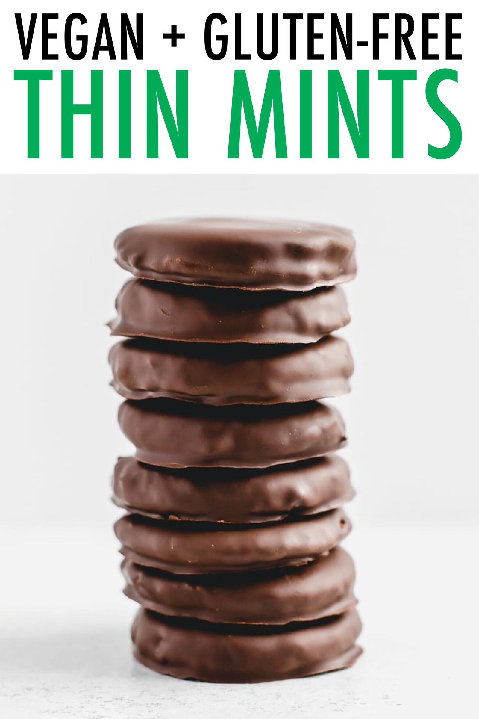 Homemade Thin Mints {Vegan + GlutenFree} Eating Bird Food