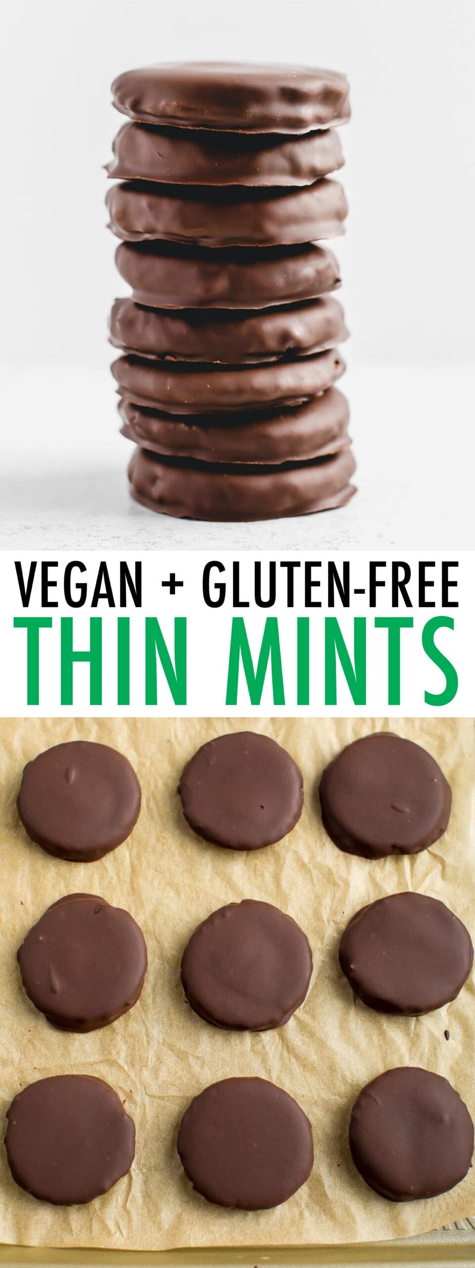 Homemade Thin Mints {Vegan + GlutenFree} Eating Bird Food