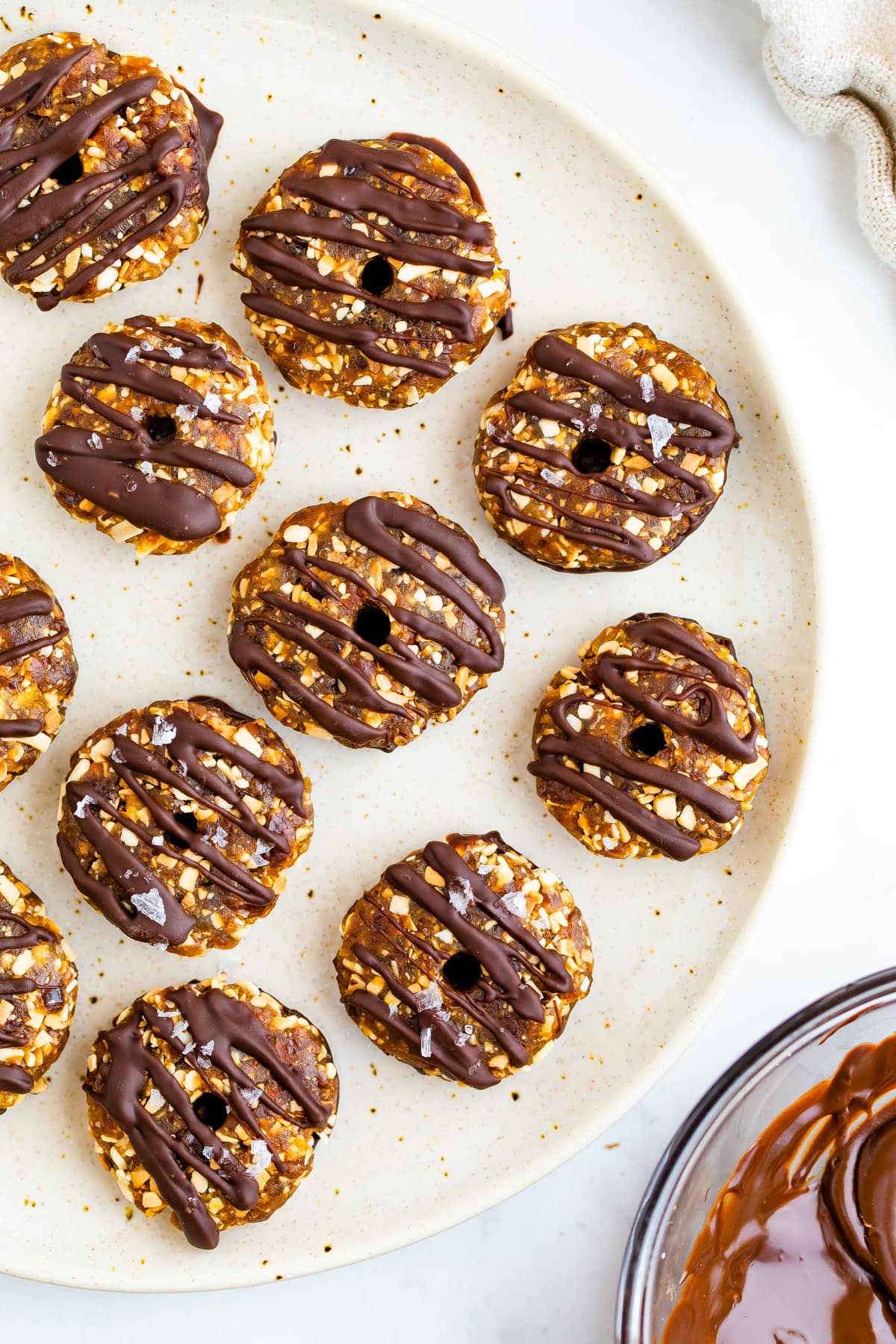 Plate of homemade Samoas.