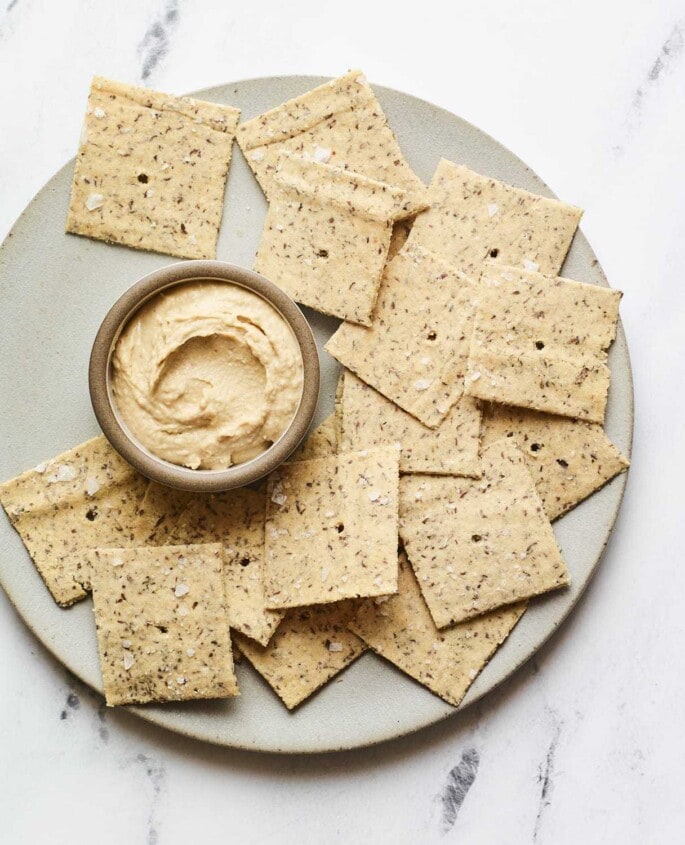 4Ingredient Almond Flour Crackers Eating Bird Food