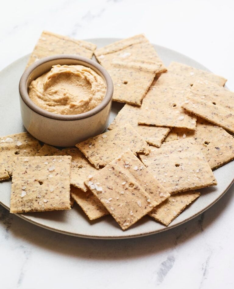 4Ingredient Almond Flour Crackers Eating Bird Food