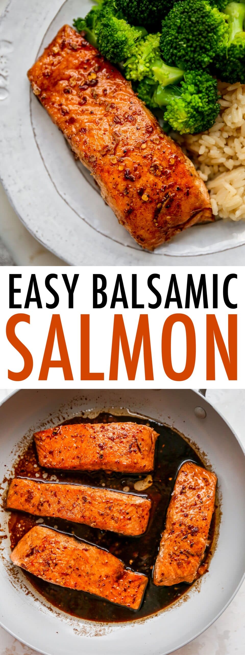 Balsamic Glazed Salmon {Done in 20 Minutes} Eating Bird Food
