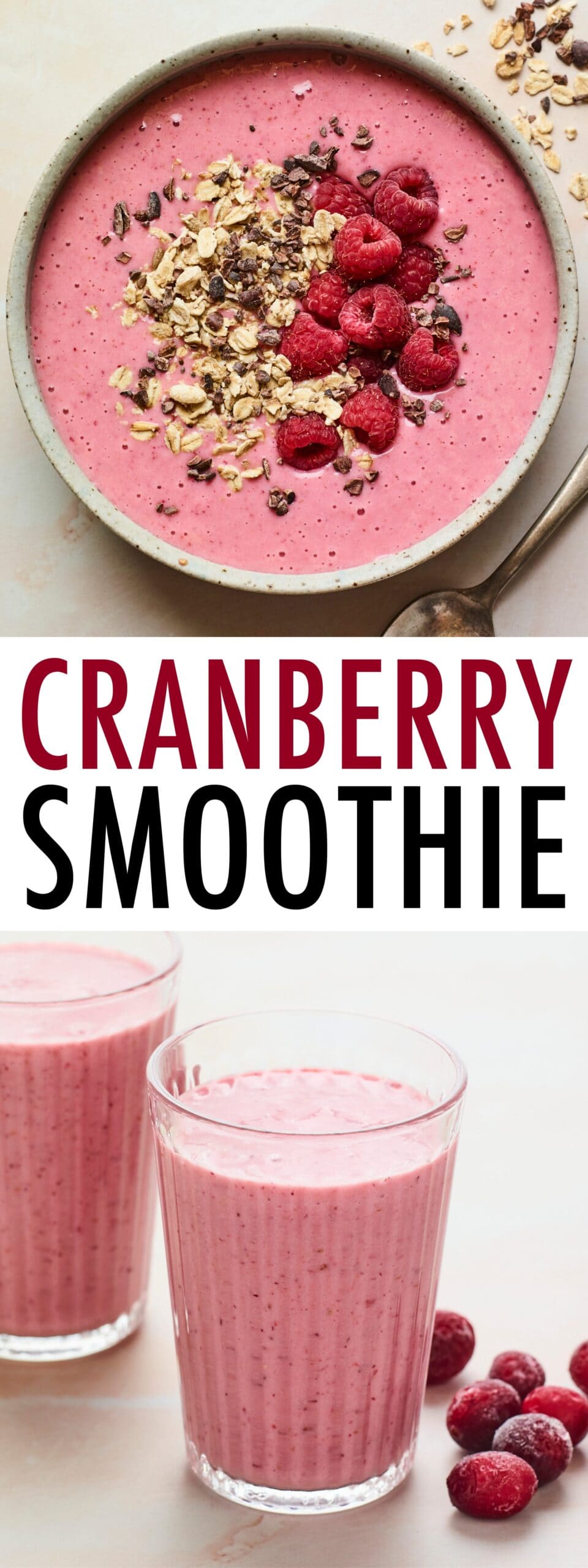 Easy Cranberry Smoothie Eating Bird Food