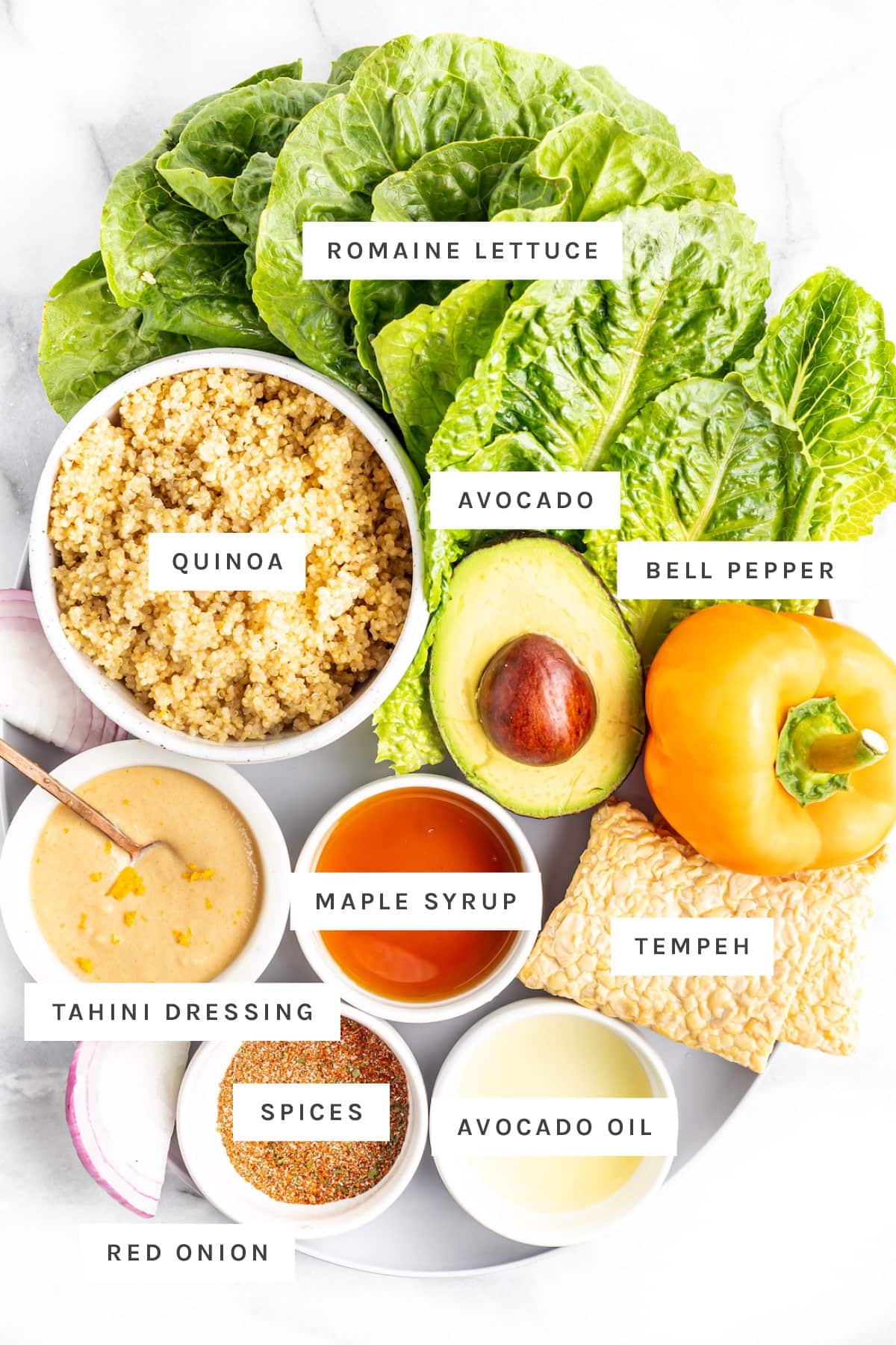 Blackened Tempeh Salad Eating Bird Food