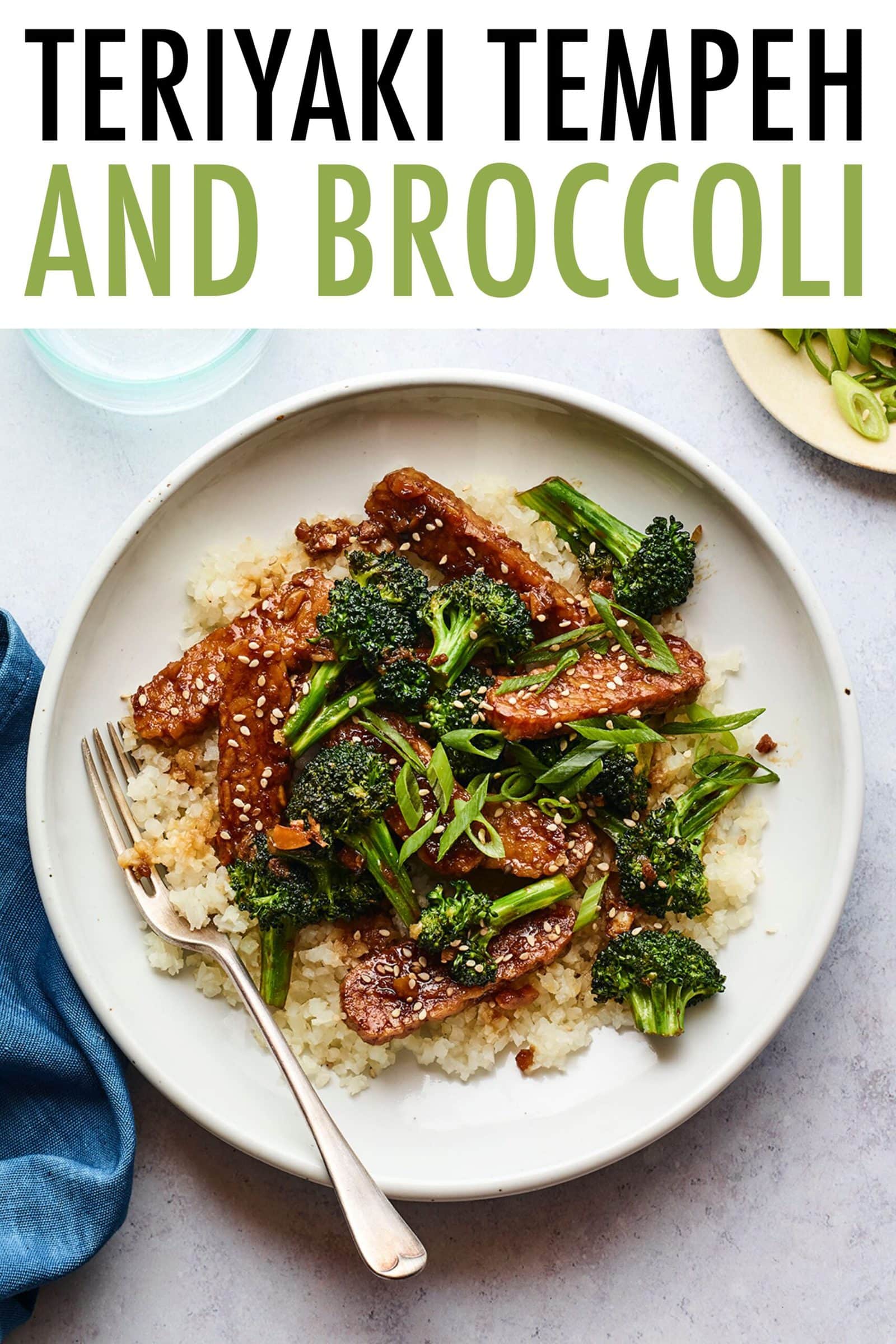 Teriyaki Tempeh and Broccoli {15 Minutes} Eating Bird Food