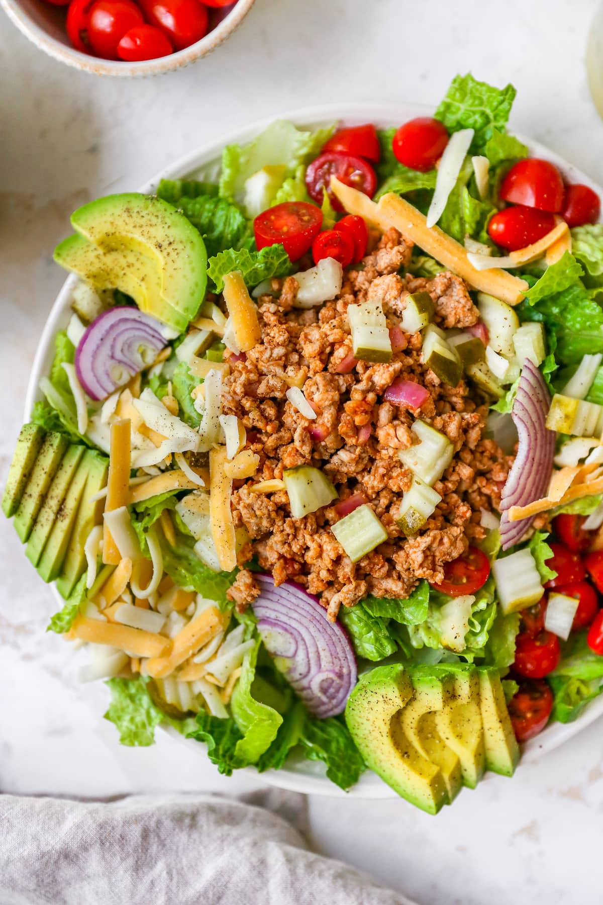 21 Dinner Salad Recipes + Cheeseburger Salad Recipe-image