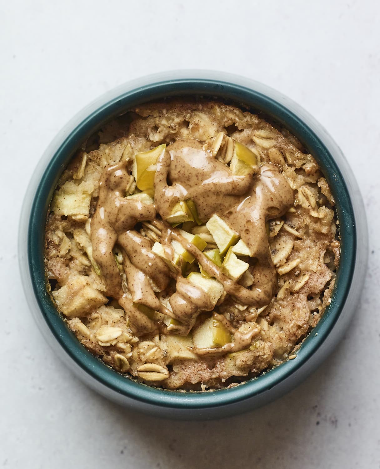 Single Serving Apple Baked Oatmeal Eating Bird Food