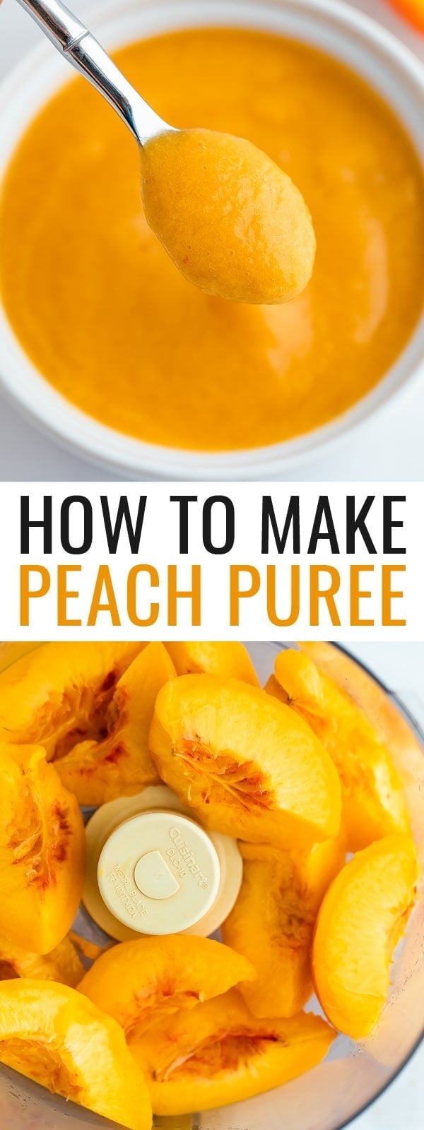 Easy Peach Puree {For Babies or Recipes} Eating Bird Food