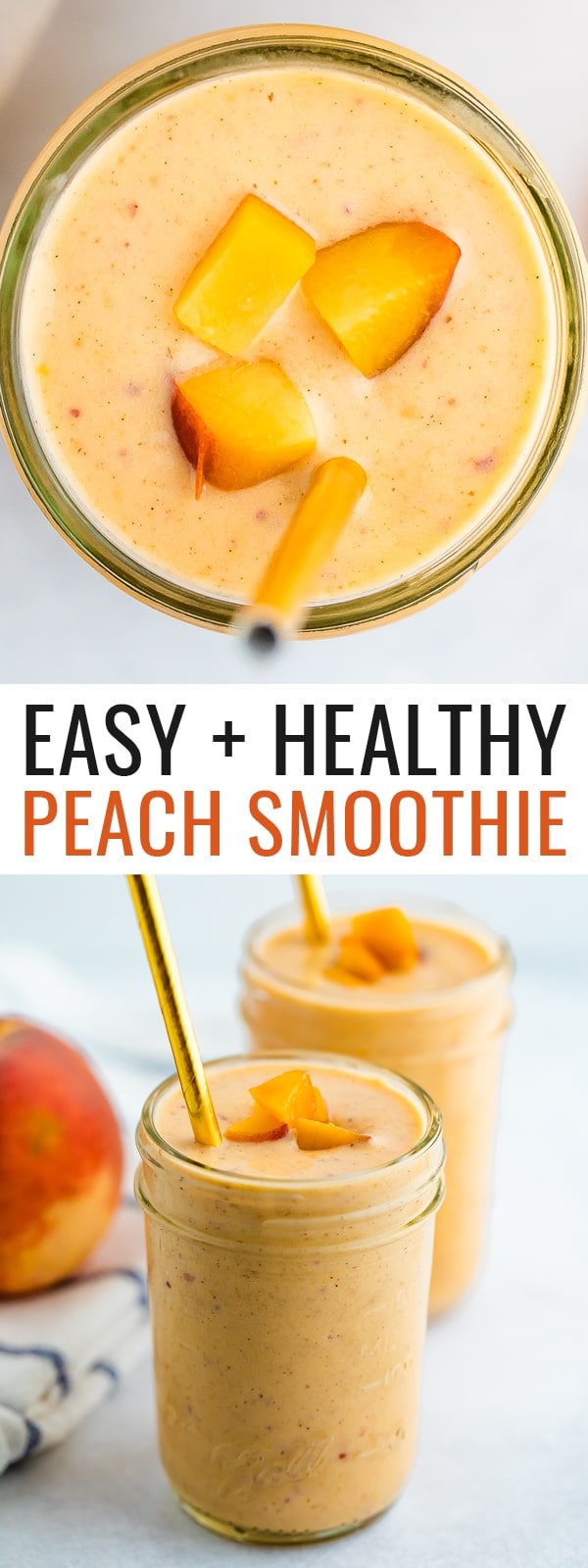 Easy Peach Smoothie Eating Bird Food