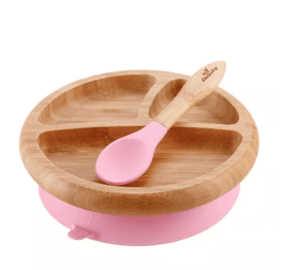 Avanchy Bamboo Baby Bowl and Spoon.