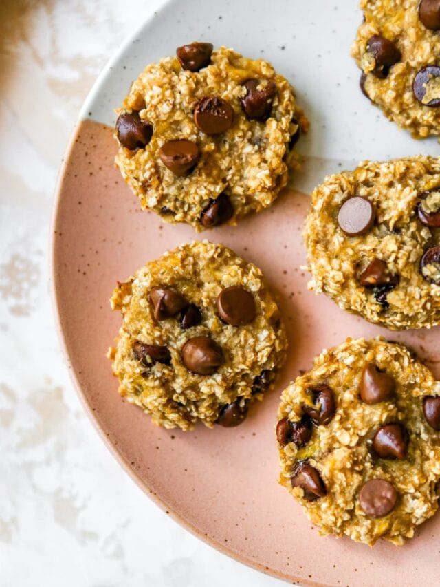 3Ingredient Banana Oatmeal Cookies Eating Bird Food