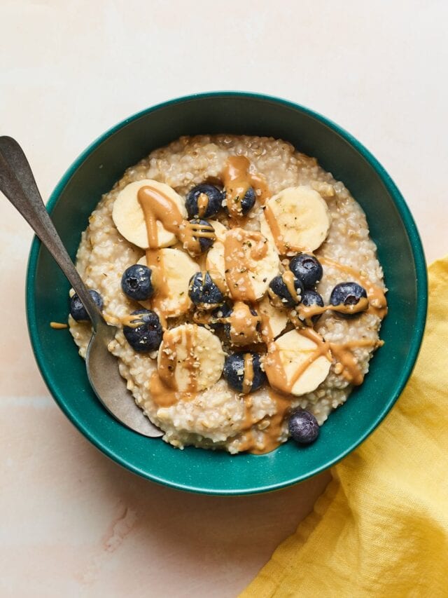 Creamy Steel Cut Oats Eating Bird Food