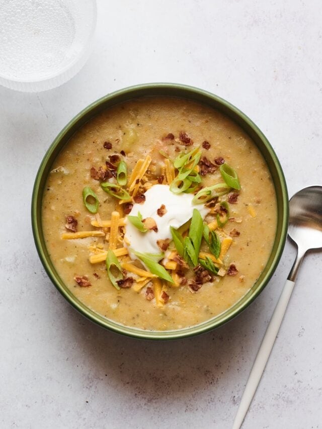 Vegan Potato Soup Eating Bird Food