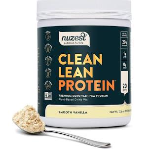 Nuzest Protein Powder container.