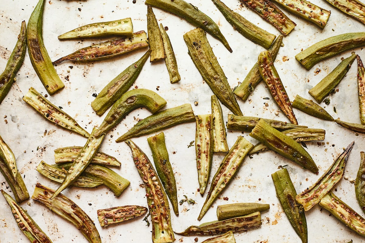 Easy Oven Roasted Okra Eating Bird Food