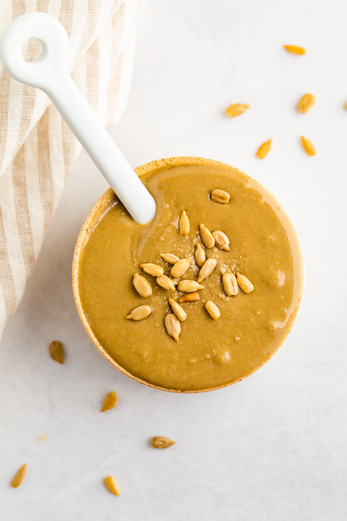 Homemade Sunflower Seed Butter Eating Bird Food