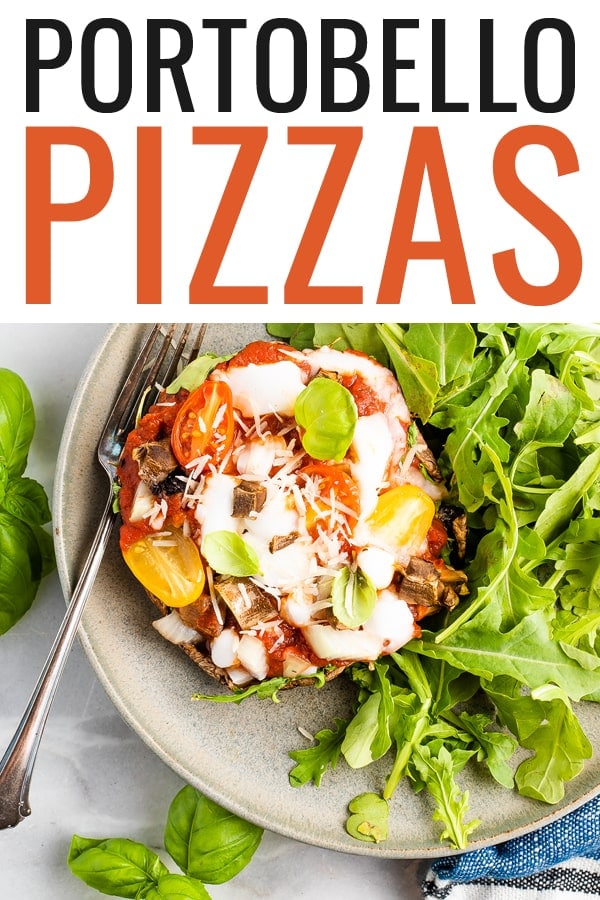 Easy Portobello Pizzas Eating Bird Food