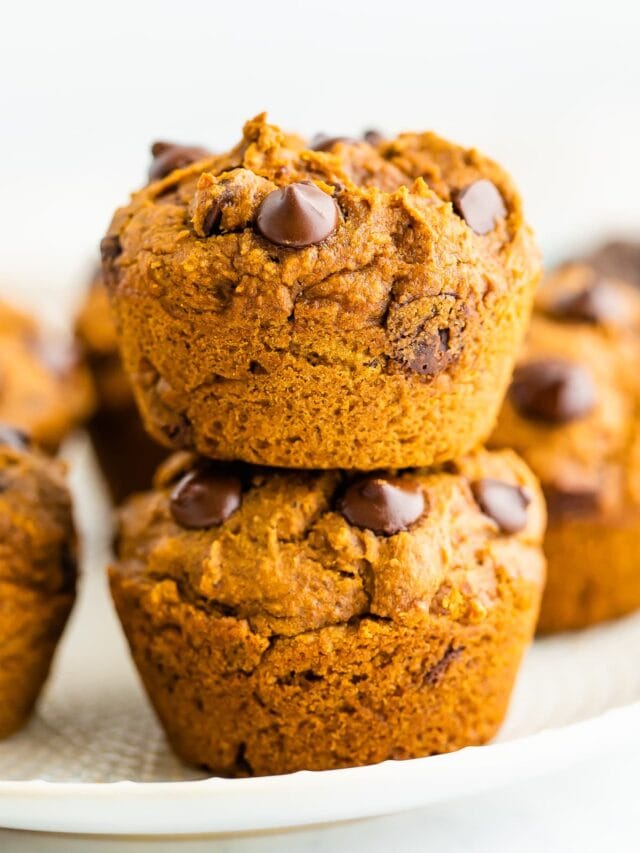 Vegan Pumpkin Muffins Eating Bird Food